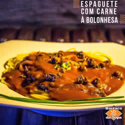 Espaguete Bolonhesa